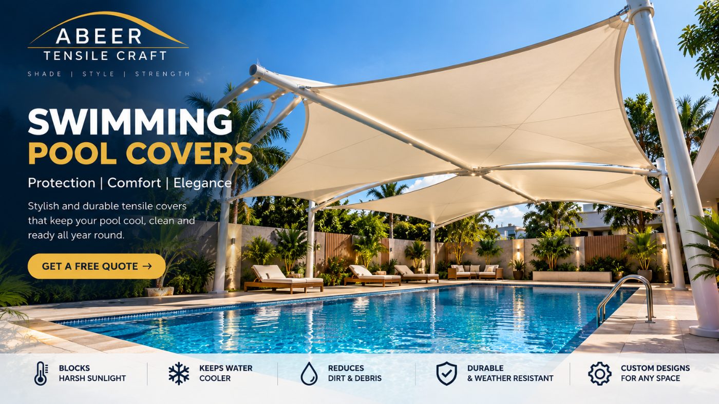 Luxury Tensile Pool Cover Retreat